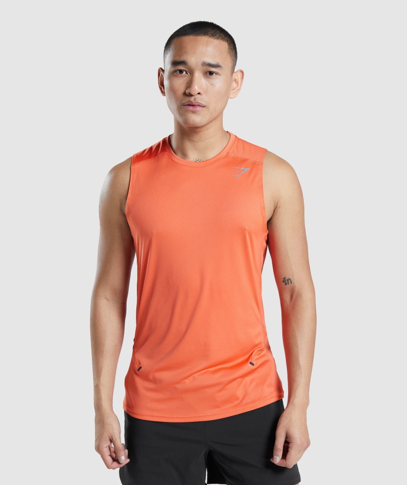Gymshark Speed Evolve Tank Papaya Orange