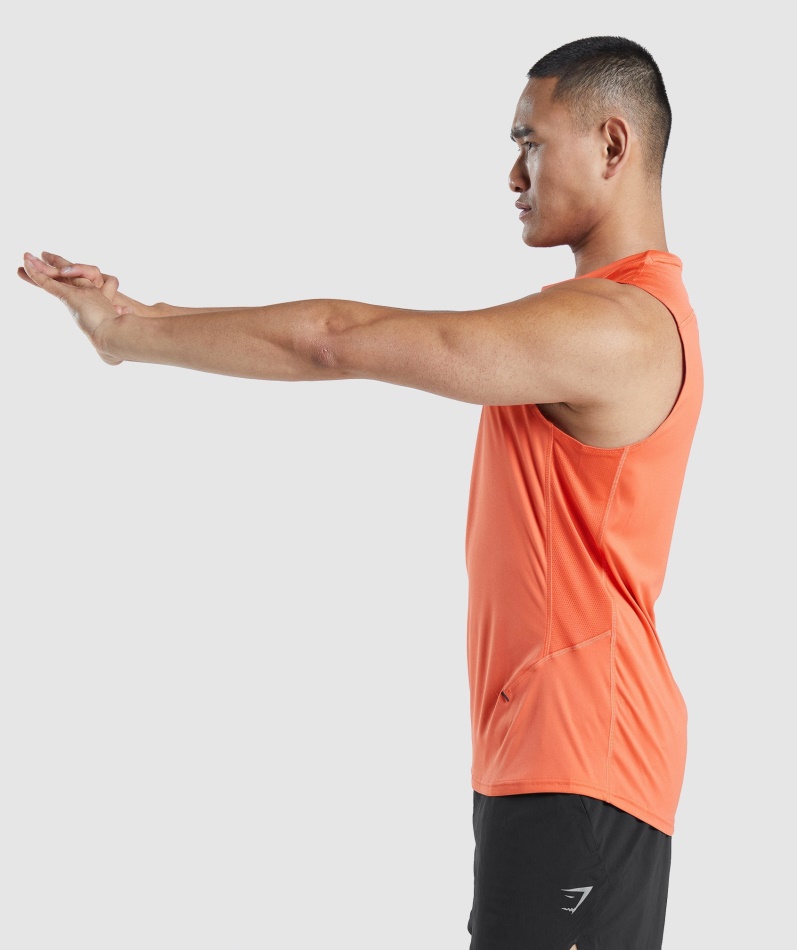 Gymshark Speed Evolve Tank Papaya Orange