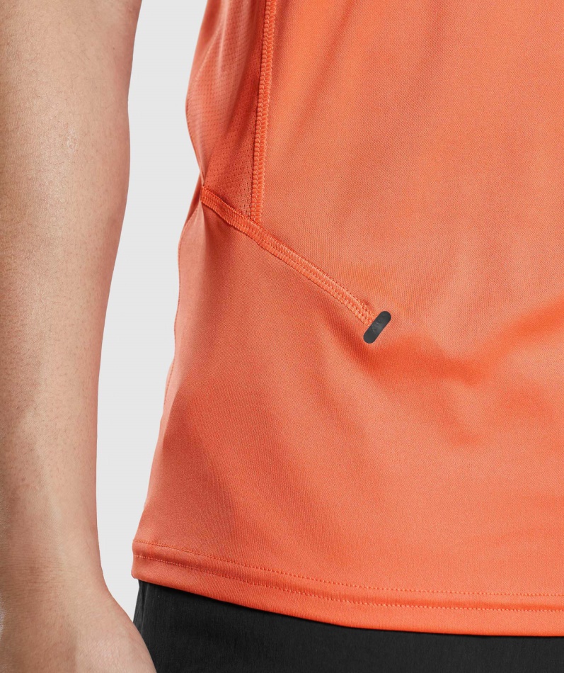 Gymshark Speed Evolve Tank Papaya Orange