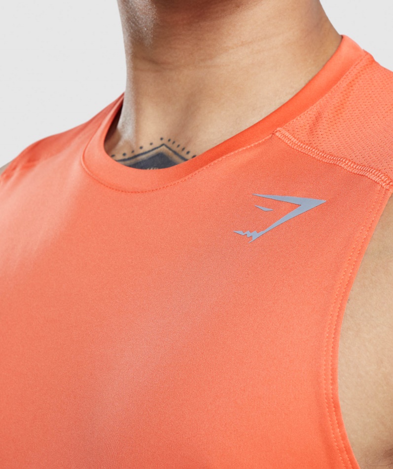 Gymshark Speed Evolve Tank Papaya Orange