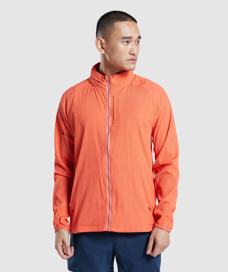 Gymshark Speed Evolve Windbreaker Papaya Orange