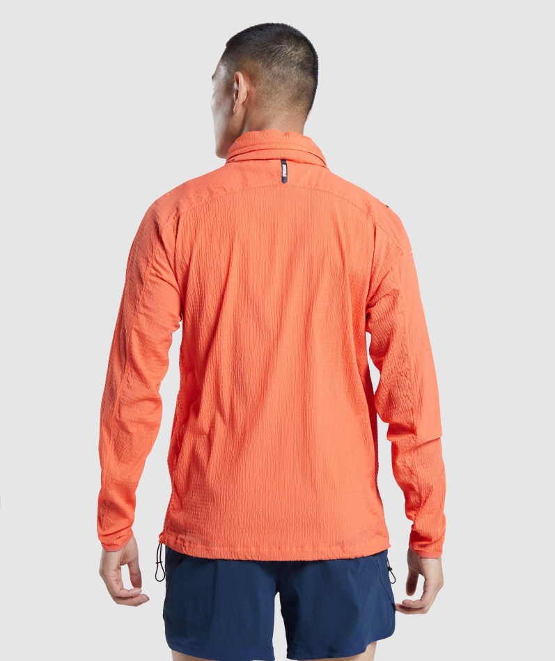 Gymshark Speed Evolve Windbreaker Papaya Orange