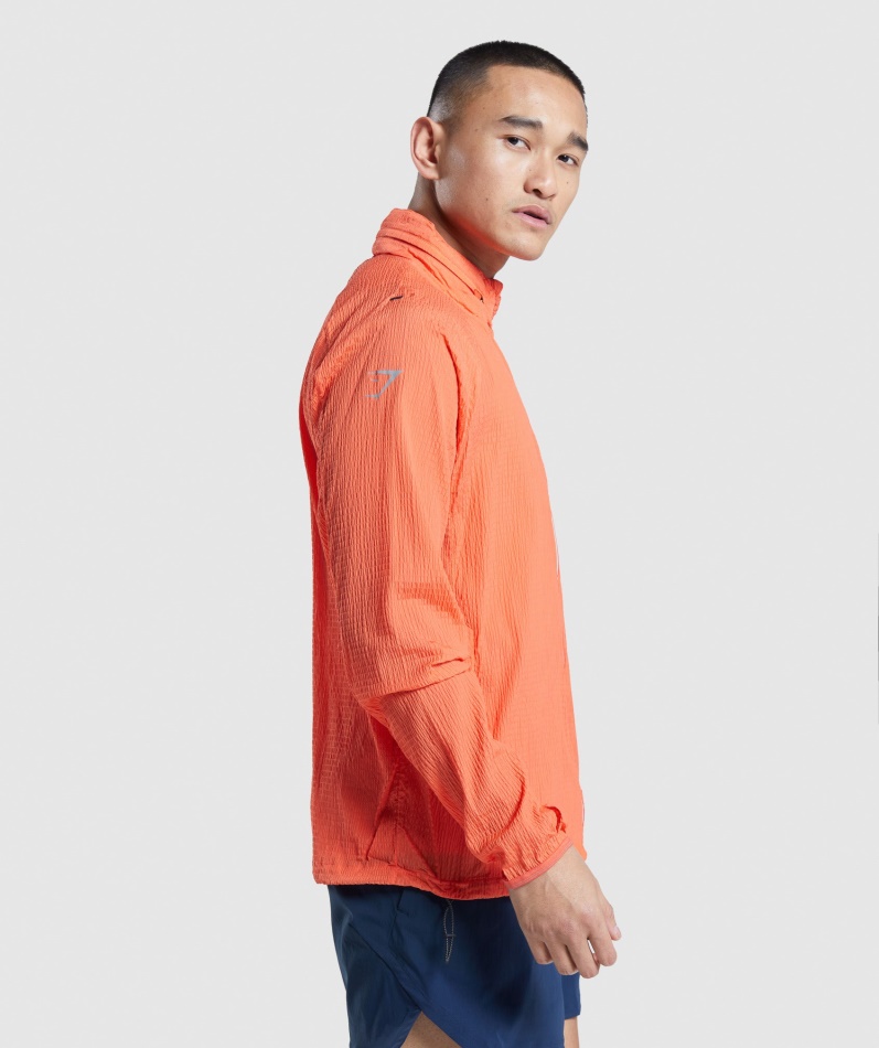 Gymshark Speed Evolve Windbreaker Papaya Orange
