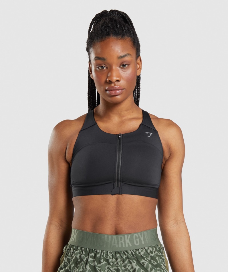 Gymshark Speed Sports-bh Svart