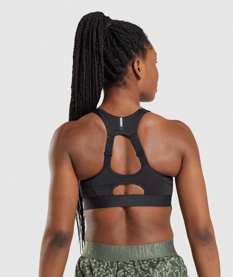 Gymshark Speed Sports-bh Svart