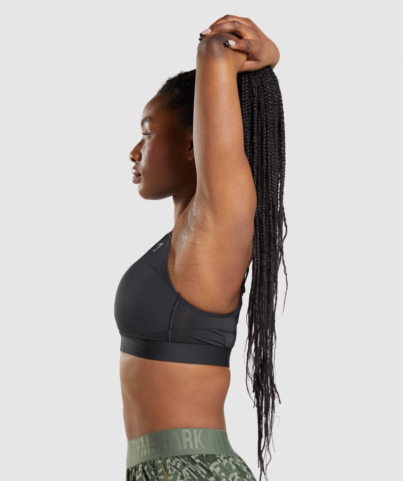 Gymshark Speed Sports-bh Svart