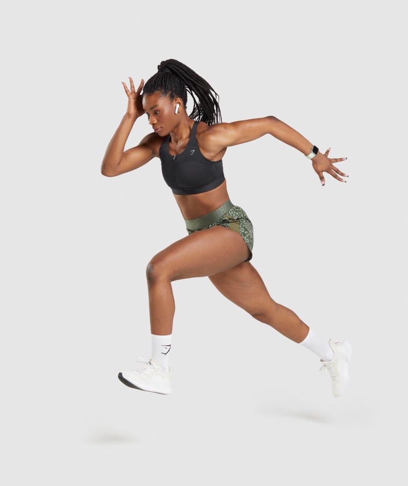 Gymshark Speed Sports-bh Svart