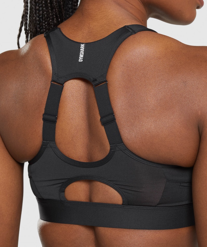 Gymshark Speed Sports-bh Svart