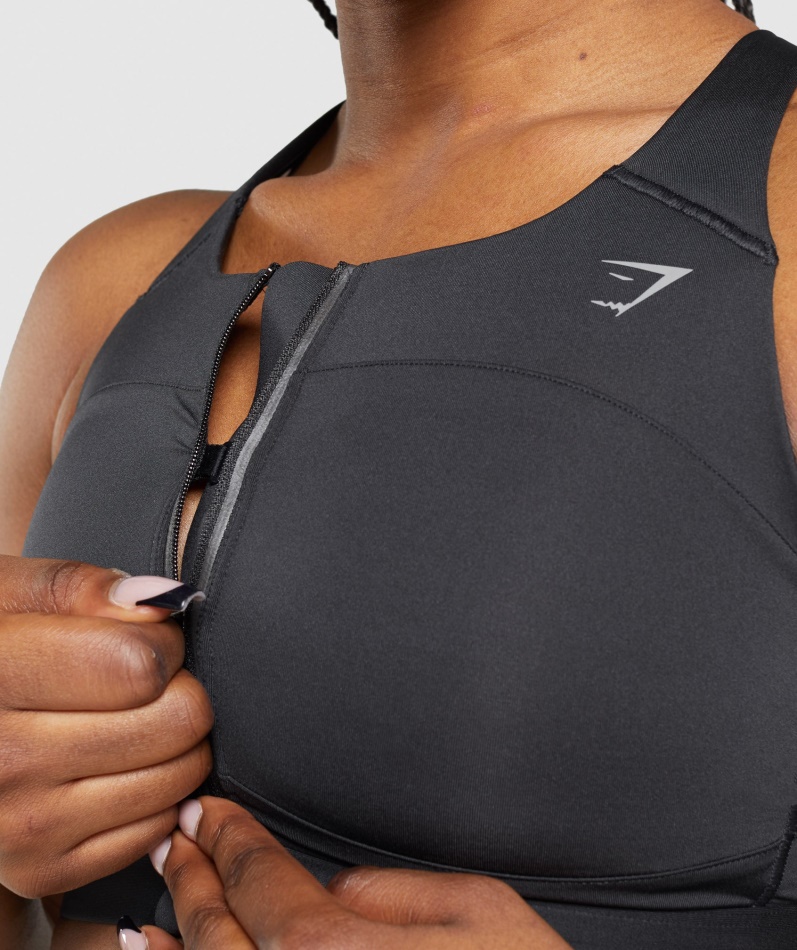 Gymshark Speed Sports-bh Svart