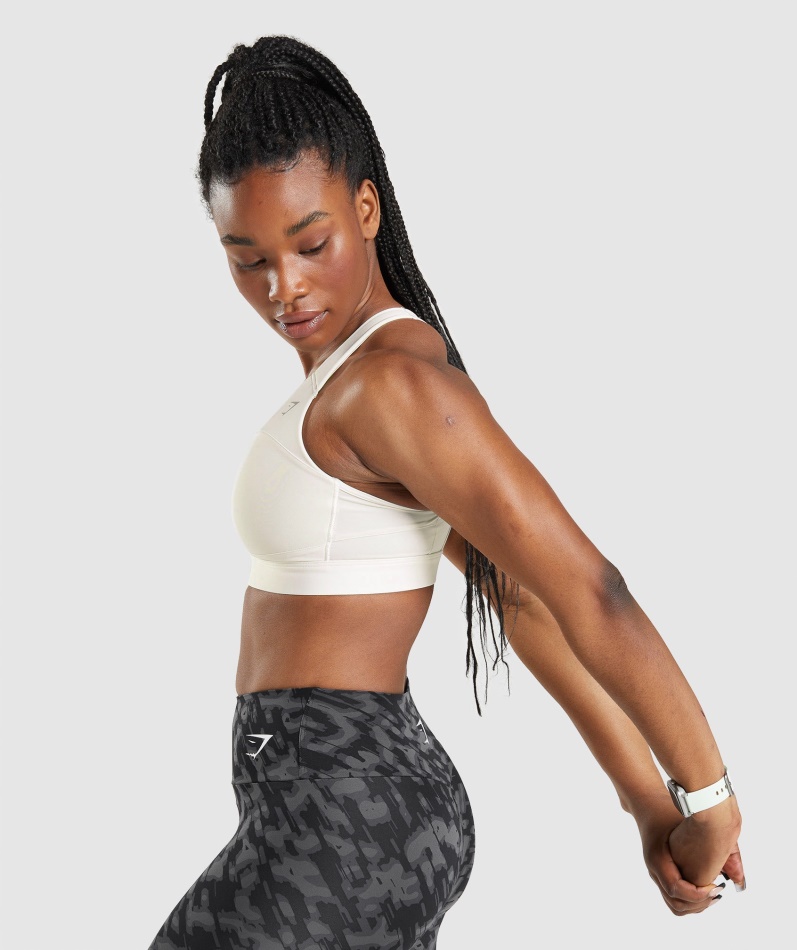 Gymshark Speed Sports Bh Kokos Hvit