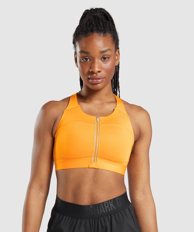 Gymshark Speed Sports-bh Horisont Oransje