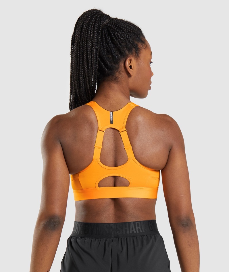 Gymshark Speed Sports-bh Horisont Oransje