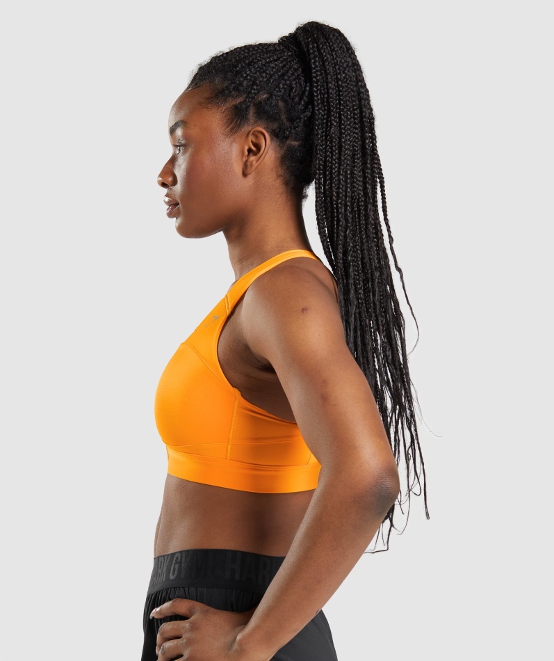Gymshark Speed Sports-bh Horisont Oransje