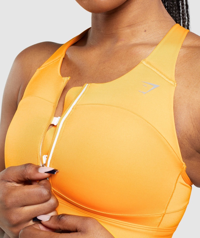 Gymshark Speed Sports-bh Horisont Oransje