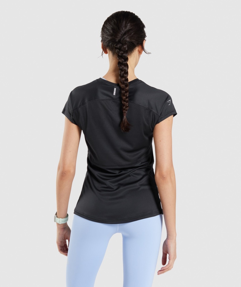 Gymshark Speed T-skjorte Svart