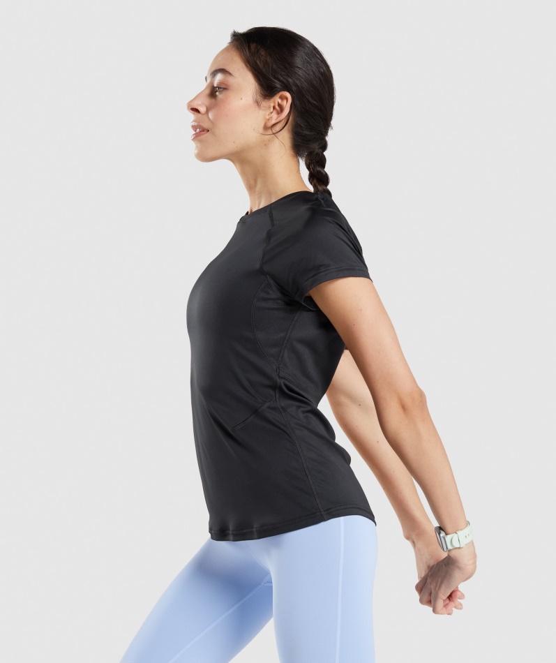 Gymshark Speed T-skjorte Svart