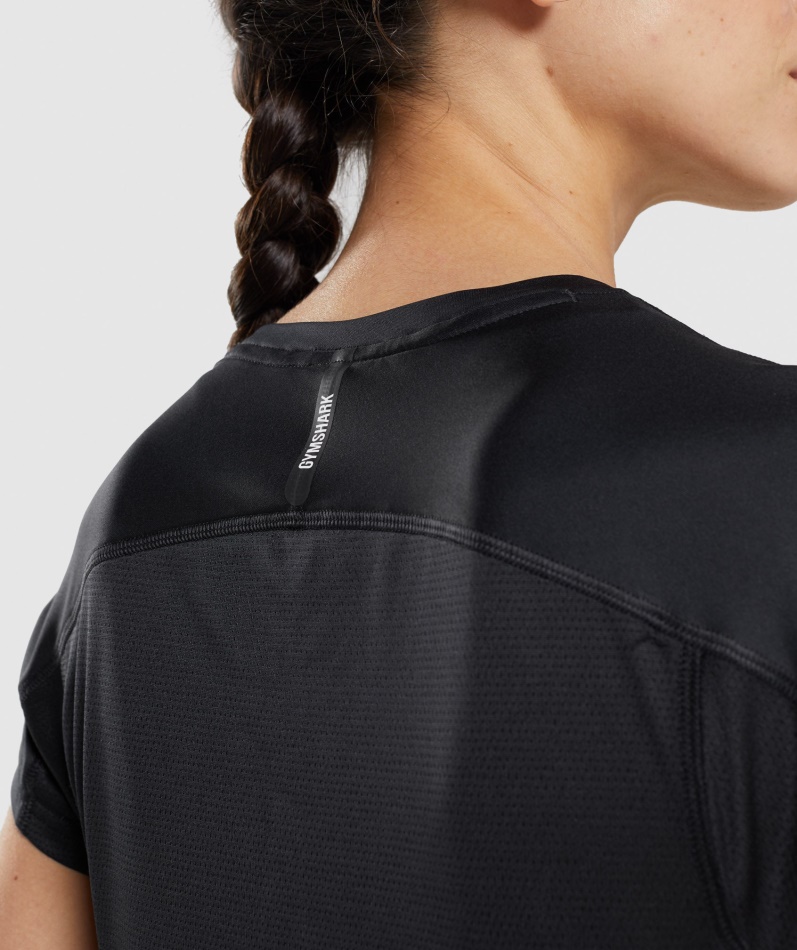 Gymshark Speed T-skjorte Svart