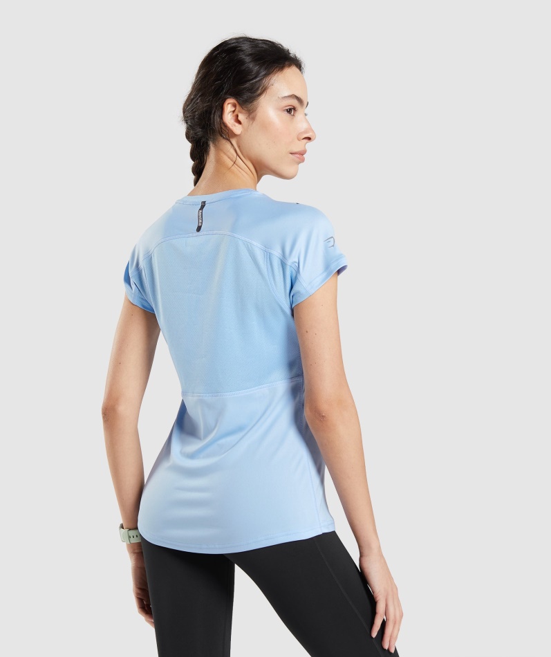 Gymshark Speed T-skjorte Månesteinsblå