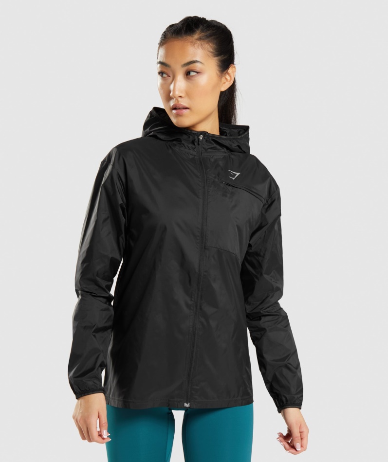 Gymshark Speed Windbreaker Svart