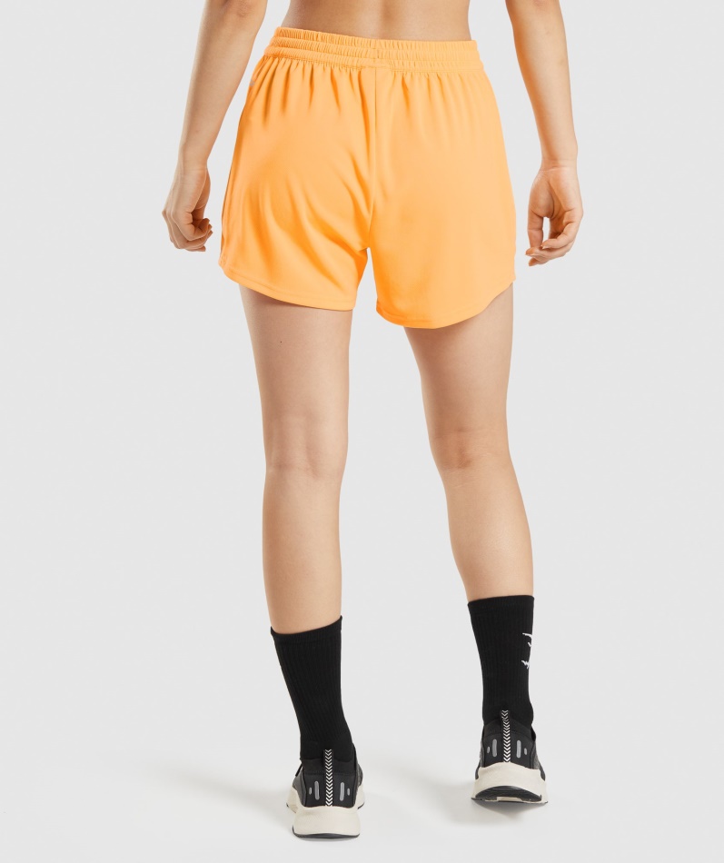 Gymshark Sport Løse Shorts Aprikos Oransje