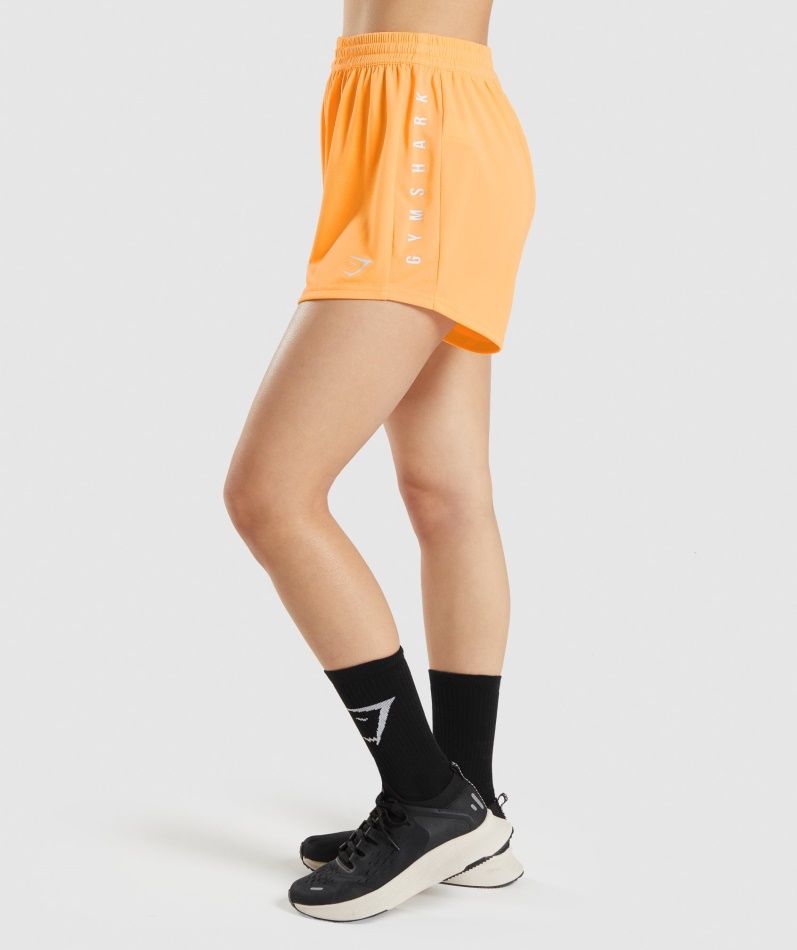 Gymshark Sport Løse Shorts Aprikos Oransje