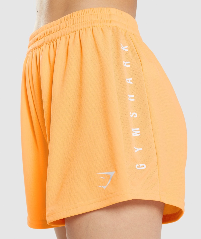 Gymshark Sport Løse Shorts Aprikos Oransje
