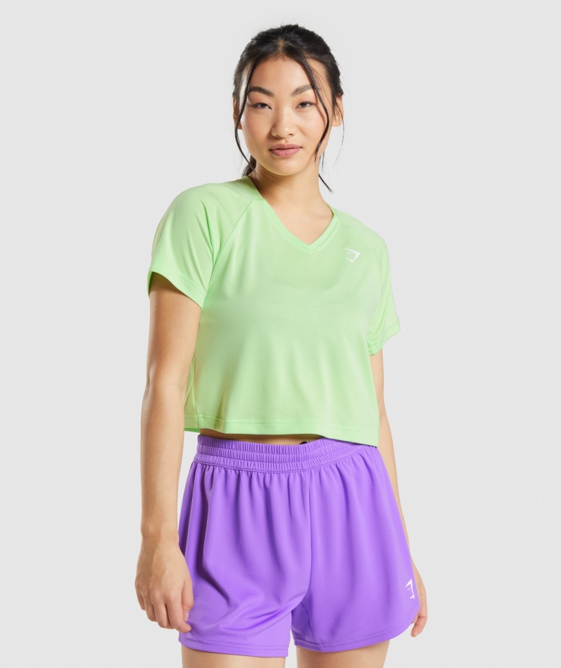 Gymshark Sport Midi T-skjorte Bali Grønn