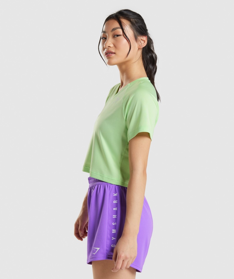 Gymshark Sport Midi T-skjorte Bali Grønn