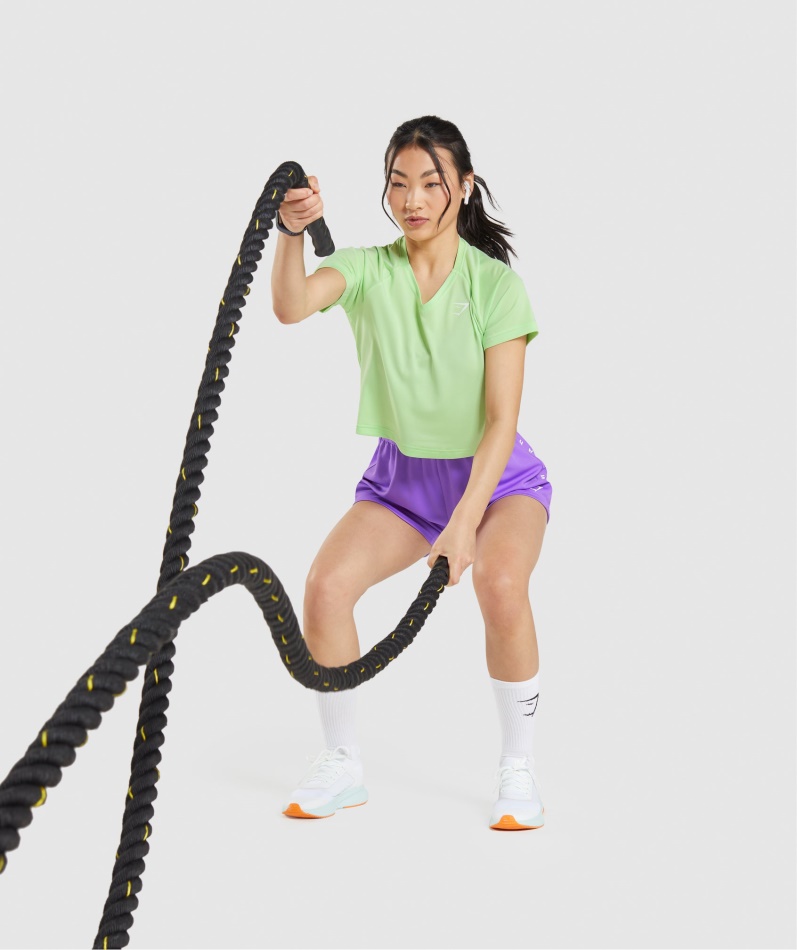 Gymshark Sport Midi T-skjorte Bali Grønn