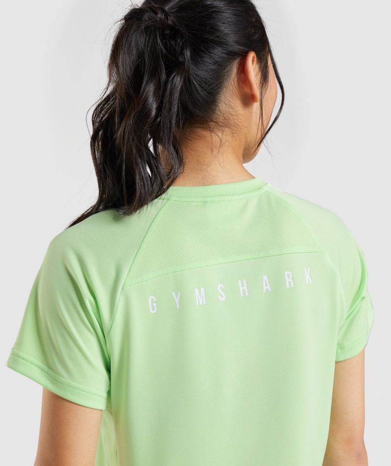 Gymshark Sport Midi T-skjorte Bali Grønn