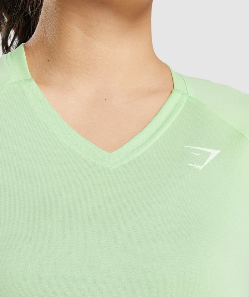 Gymshark Sport Midi T-skjorte Bali Grønn