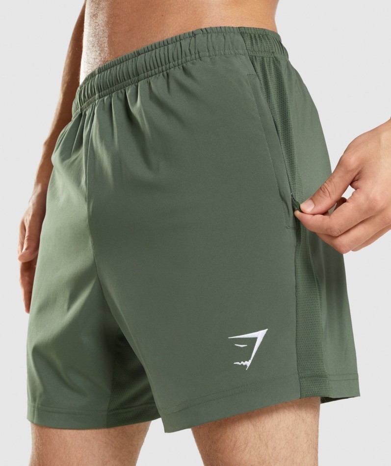 Gymshark Sportsshorts Grønn