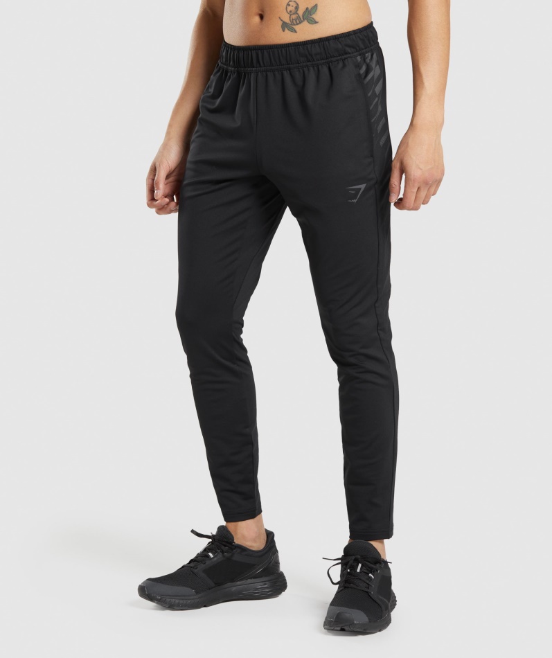 Gymshark Sport Stripe Joggebukse Svart