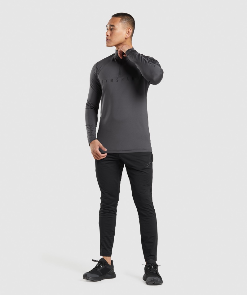 Gymshark Sport Stripe Joggebukse Svart