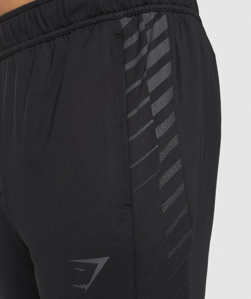 Gymshark Sport Stripe Joggebukse Svart