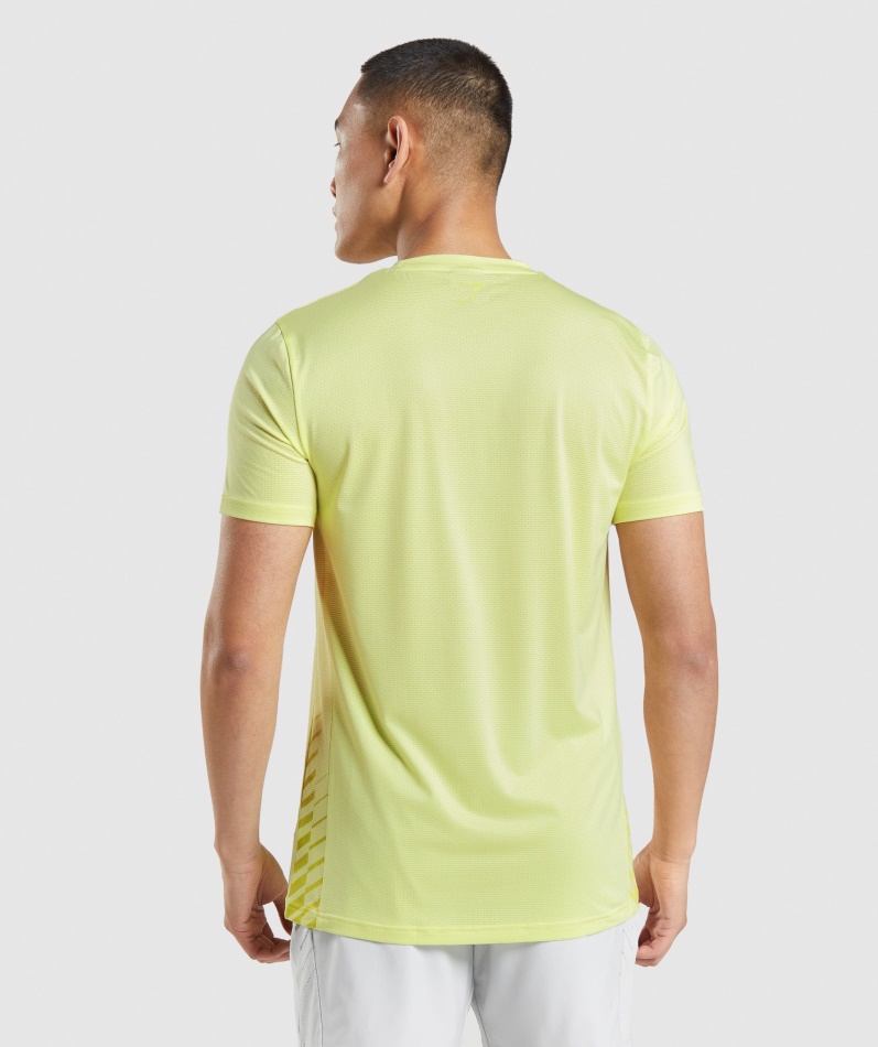 Gymshark Sport Stripe T-skjorte Firefly Green