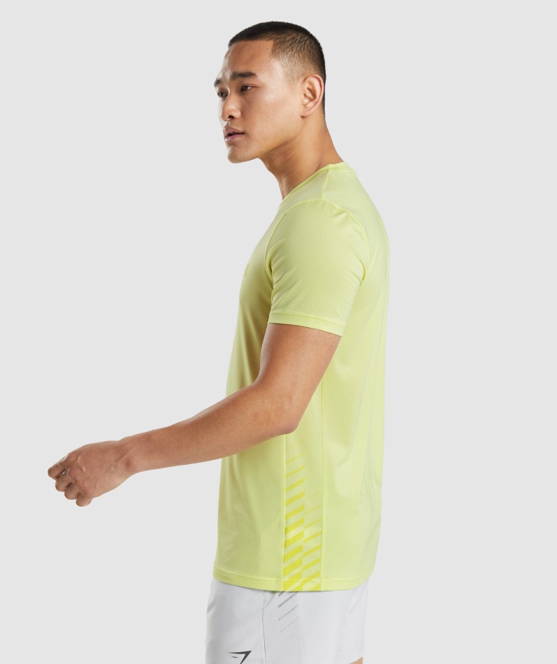 Gymshark Sport Stripe T-skjorte Firefly Green