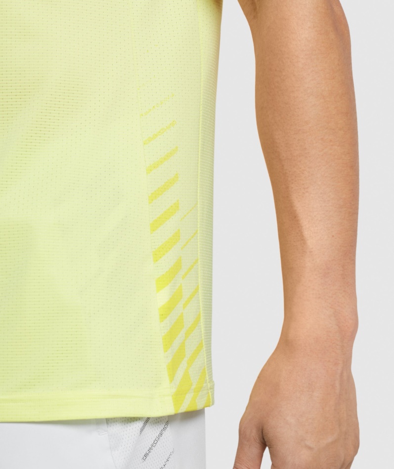 Gymshark Sport Stripe T-skjorte Firefly Green