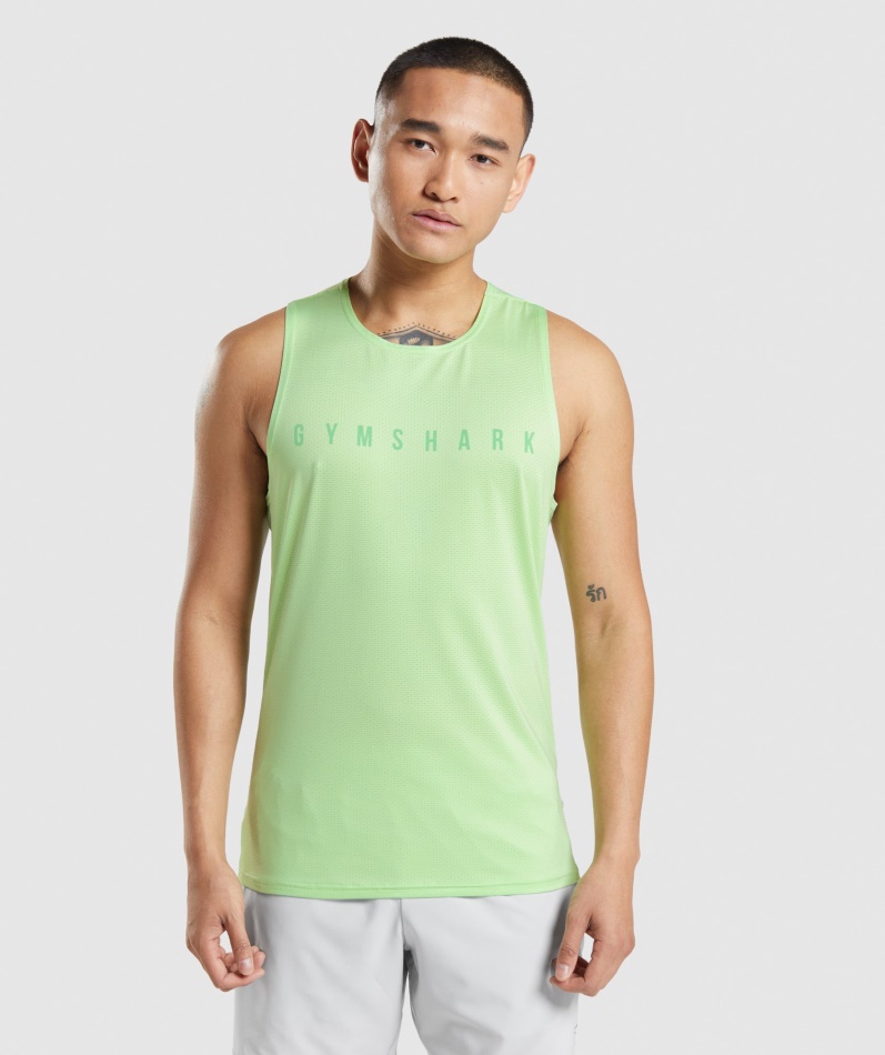 Gymshark Sport Stripe Tank Bali Grønn