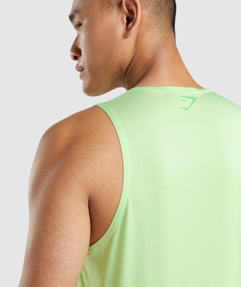 Gymshark Sport Stripe Tank Bali Grønn
