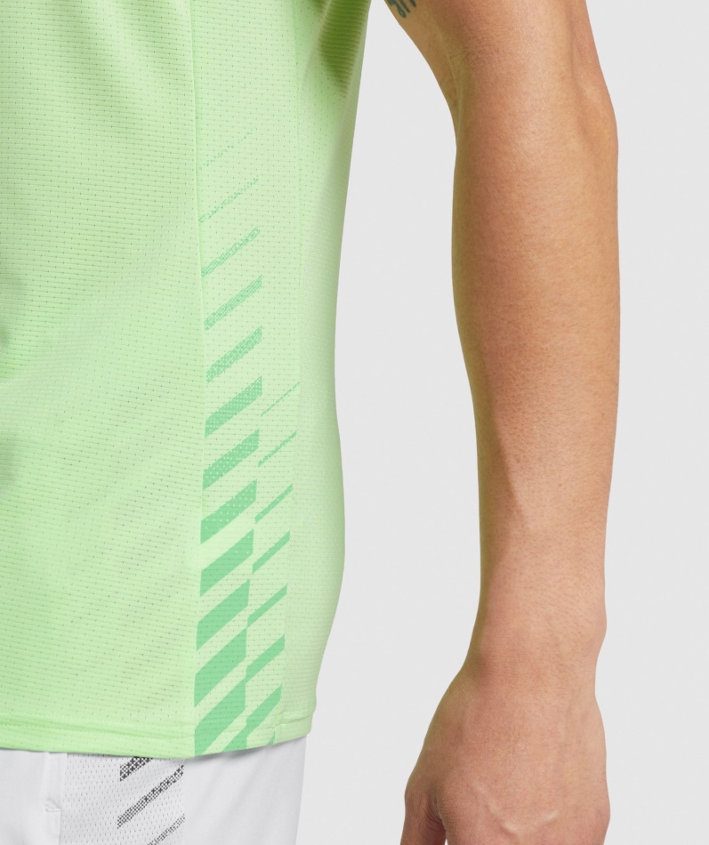 Gymshark Sport Stripe Tank Bali Grønn