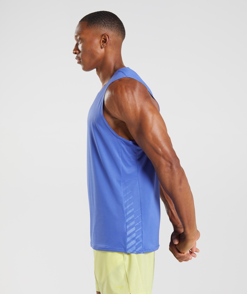 Gymshark Sport Stripe Tankbane Blå