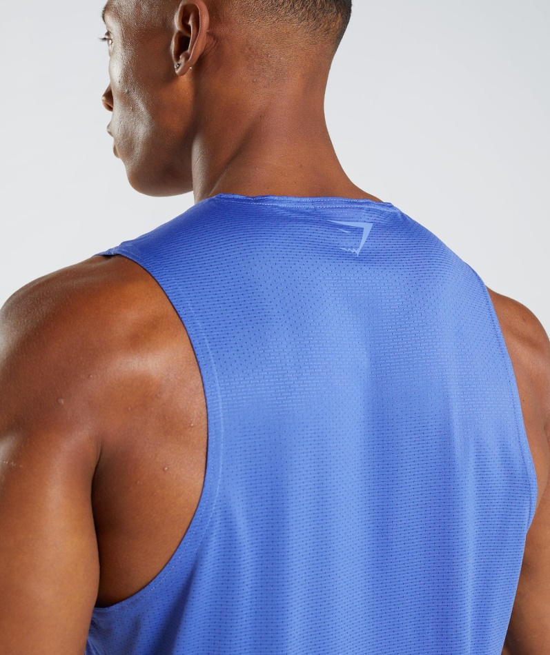Gymshark Sport Stripe Tankbane Blå