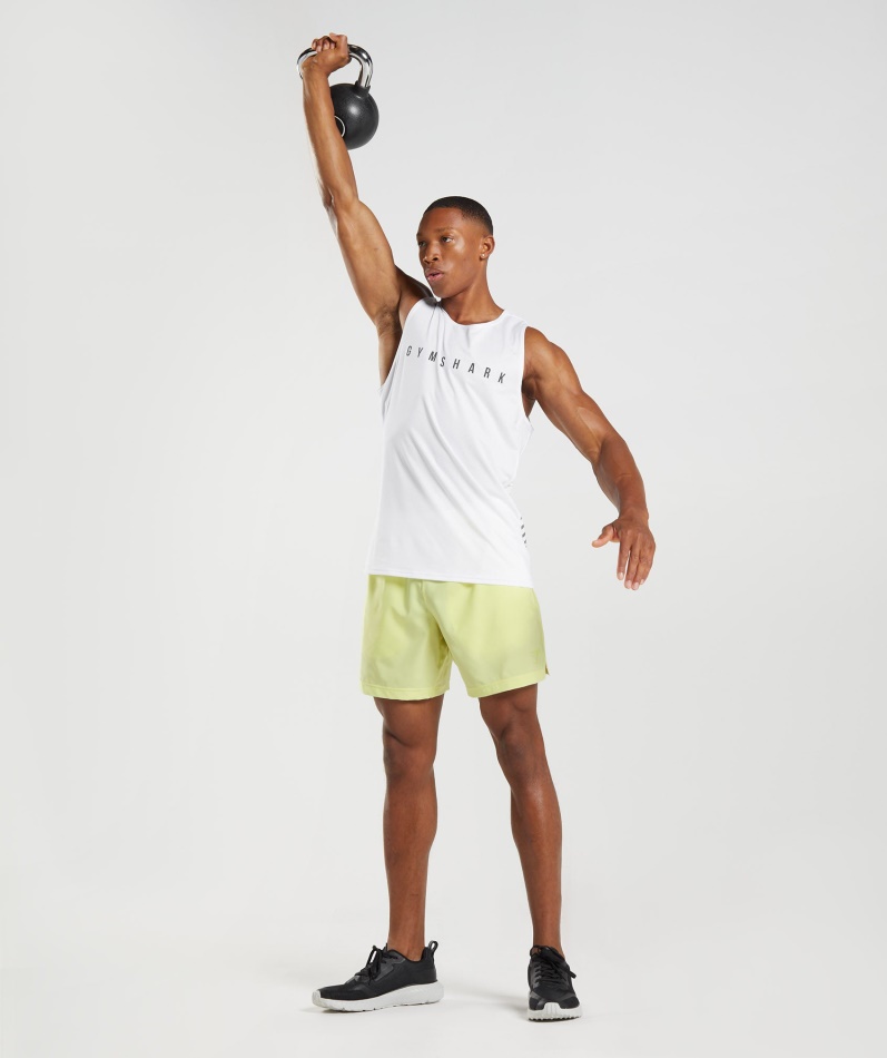 Gymshark Sport Stripe Tank Hvit