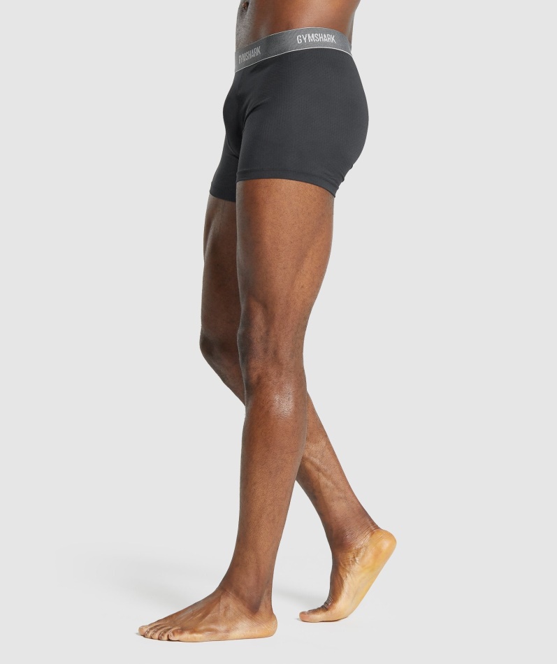 Gymshark Sports Tech Boksere 2pk Svart