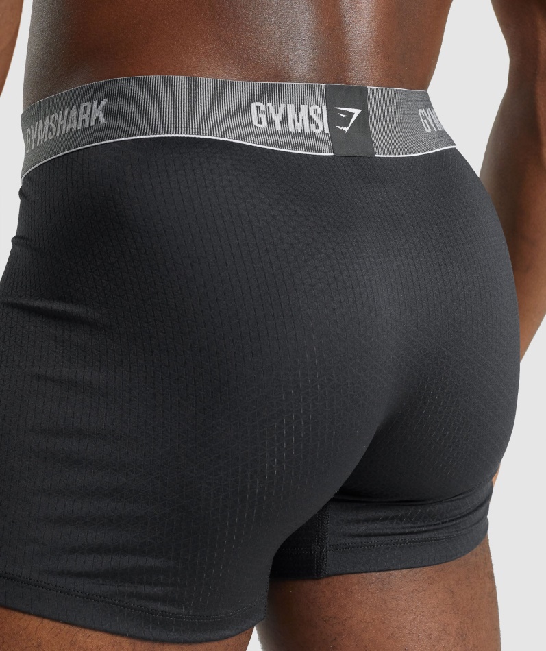 Gymshark Sports Tech Boksere 2pk Svart