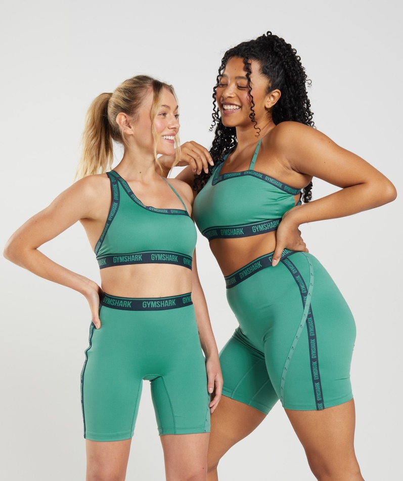 Gymshark Strike Sports-bh Alpin Grønn-marine