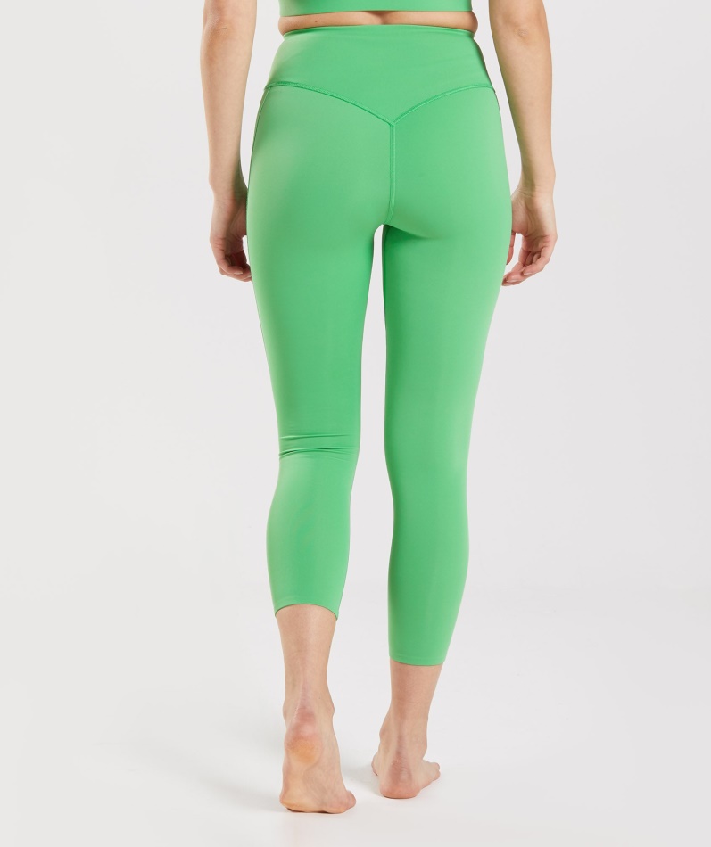 Gymshark Studio 7/8 Leggings Eplegrønn