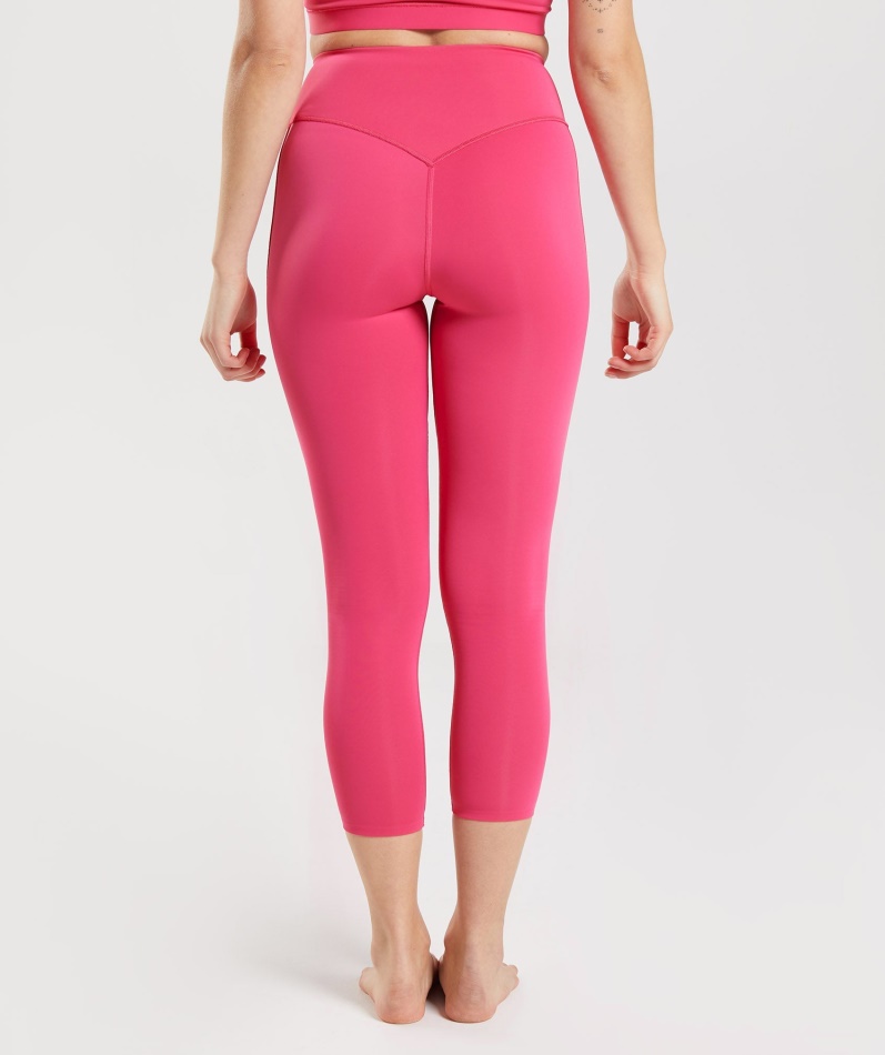 Gymshark Studio 7/8 Leggings Hibiscus Rosa