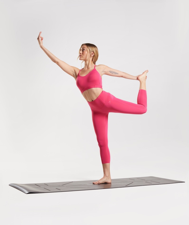 Gymshark Studio 7/8 Leggings Hibiscus Rosa